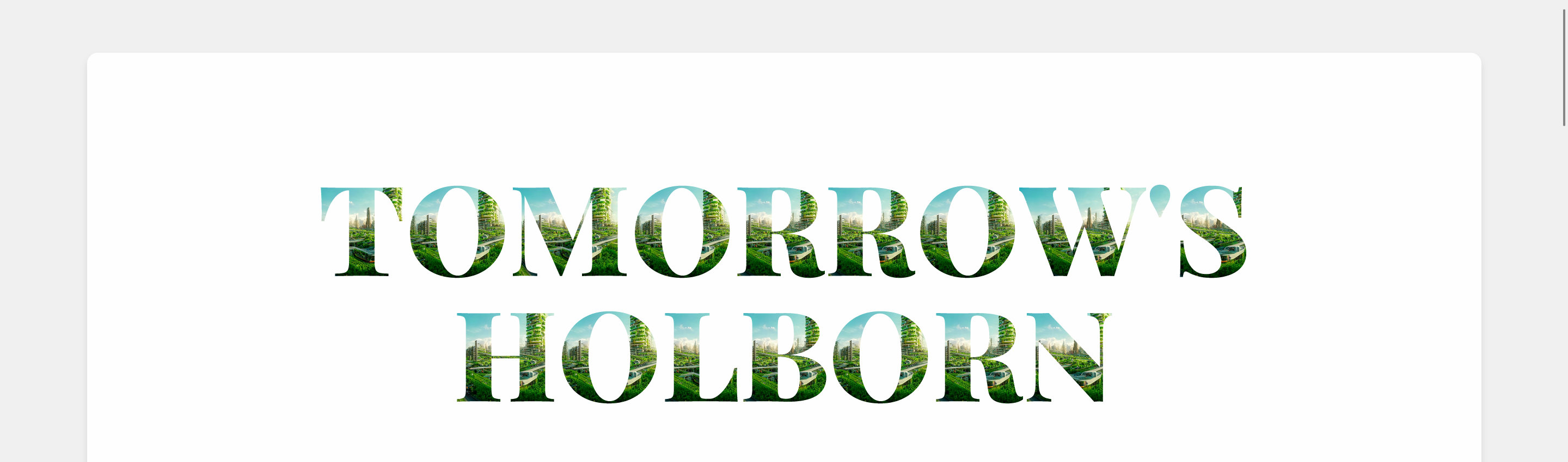 Future Holborn
